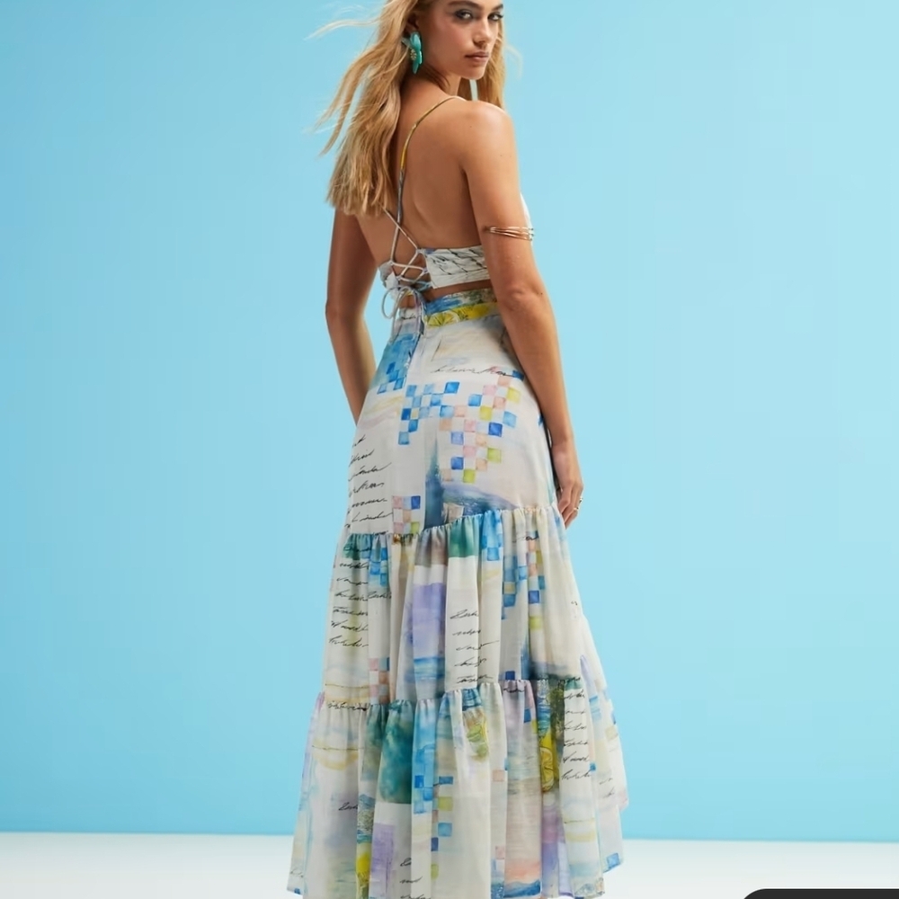 ASOS Multicolor High Low Dress - Picture 3 of 6